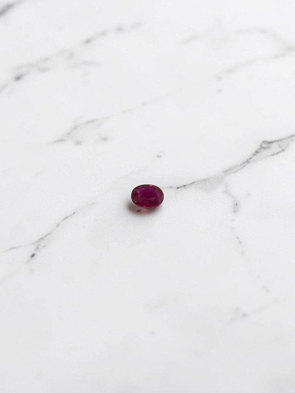 0.43 Carat Oval Ruby Gemstone